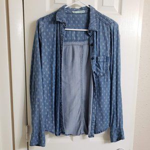 Chambray/Jean Button Down Shirt